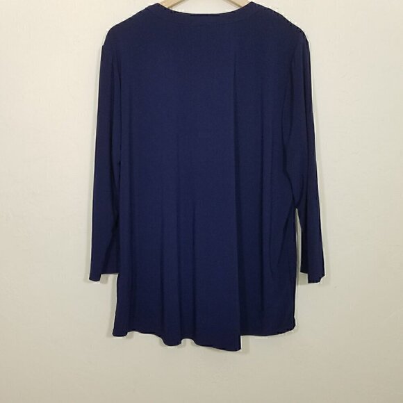 NWT Jones New York Top Blouse Stretch Size XXL - Picture 3 of 5